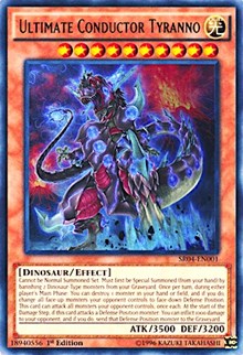 Ultimate Conductor Tyranno [SR04-EN001] Ultra Rare | Black Swamp Games