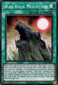 War Rock Mountain [BLVO-EN000] Secret Rare | Black Swamp Games