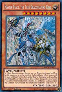 Master Peace, the True Dracoslaying King [MACR-EN024] Secret Rare | Black Swamp Games