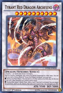 Tyrant Red Dragon Archfiend [DPDG-EN030] Ultra Rare | Black Swamp Games