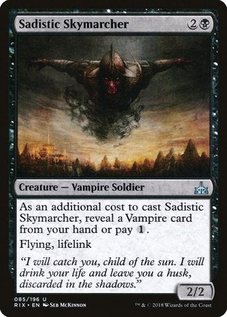 Sadistic Skymarcher [Rivals of Ixalan] | Black Swamp Games