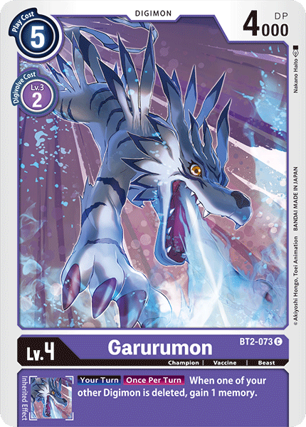 Garurumon [BT2-073] [Release Special Booster Ver.1.0] | Black Swamp Games