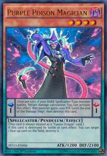 Purple Poison Magician [PEVO-EN006] Ultra Rare | Black Swamp Games