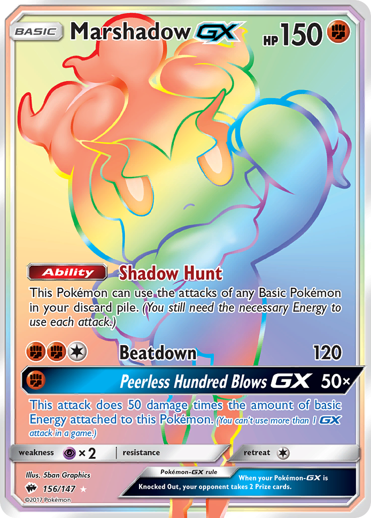 Marshadow GX (156/147) [Sun & Moon: Burning Shadows] | Black Swamp Games