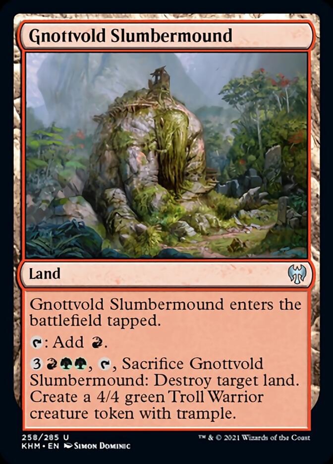 Gnottvold Slumbermound [Kaldheim] | Black Swamp Games