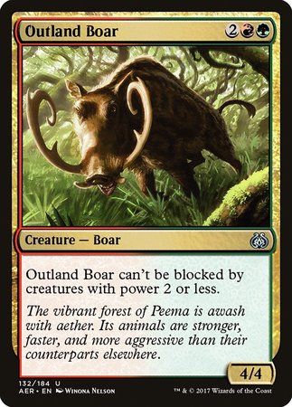 Outland Boar [Aether Revolt] | Black Swamp Games