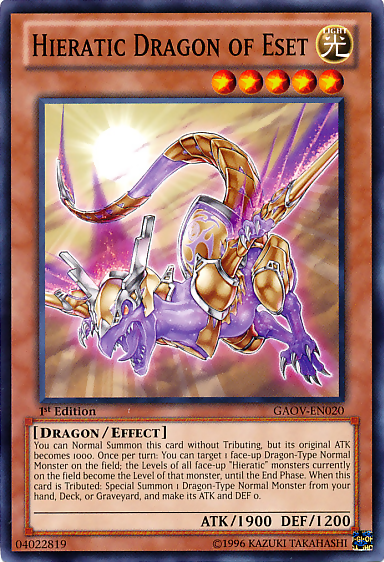 Hieratic Dragon of Eset [GAOV-EN020] Common | Black Swamp Games