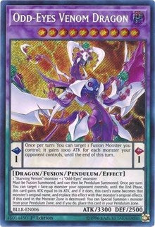 Odd-Eyes Venom Dragon [BLLR-EN006] Secret Rare | Black Swamp Games