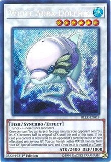 White Aura Dolphin [BLLR-EN019] Secret Rare | Black Swamp Games