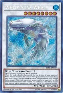 White Aura Whale [BLLR-EN020] Secret Rare | Black Swamp Games