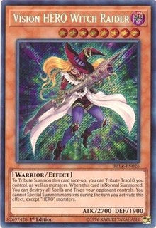 Vision HERO Witch Raider [BLLR-EN026] Secret Rare | Black Swamp Games