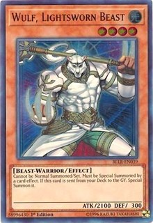 Wulf, Lightsworn Beast [BLLR-EN039] Ultra Rare | Black Swamp Games