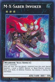 M-X-Saber Invoker [BLLR-EN063] Secret Rare | Black Swamp Games