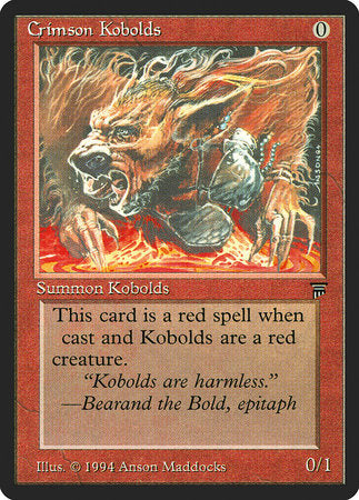 Crimson Kobolds [Legends] | Black Swamp Games