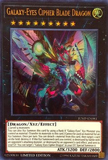 Galaxy-Eyes Cipher Blade Dragon [JUMP-EN081] Ultra Rare | Black Swamp Games