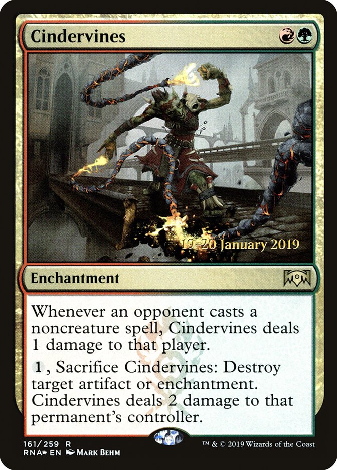 Cindervines [Ravnica Allegiance Prerelease Promos] | Black Swamp Games