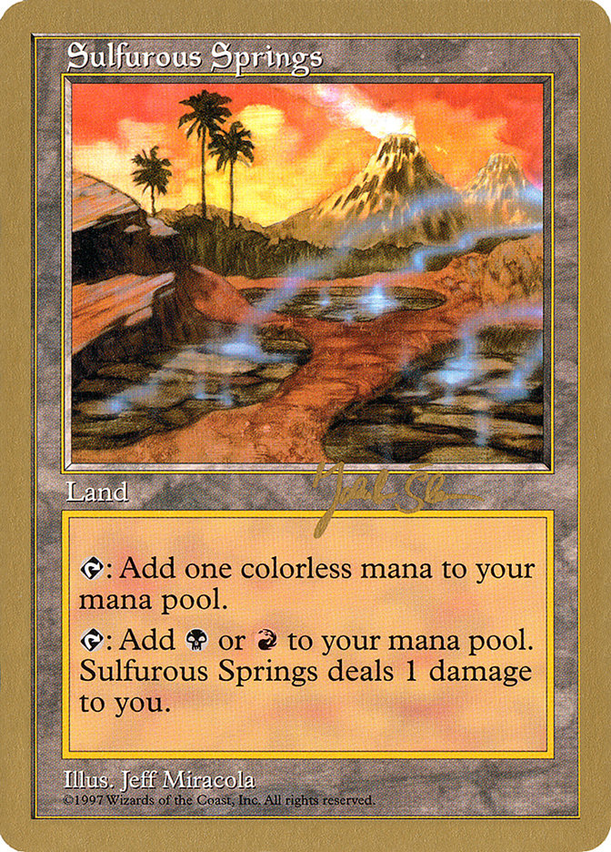 Sulfurous Springs (Jakub Slemr) [World Championship Decks 1997] | Black Swamp Games