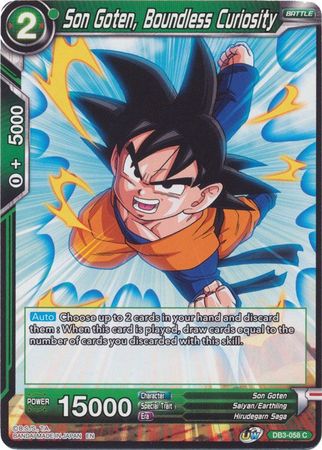 Son Goten, Boundless Curiosity [DB3-058] | Black Swamp Games