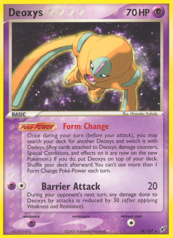 Deoxys (18/107) [EX: Deoxys] | Black Swamp Games