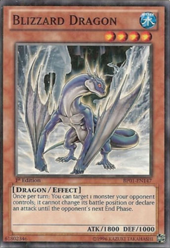 Blizzard Dragon [BP01-EN147] Starfoil Rare | Black Swamp Games