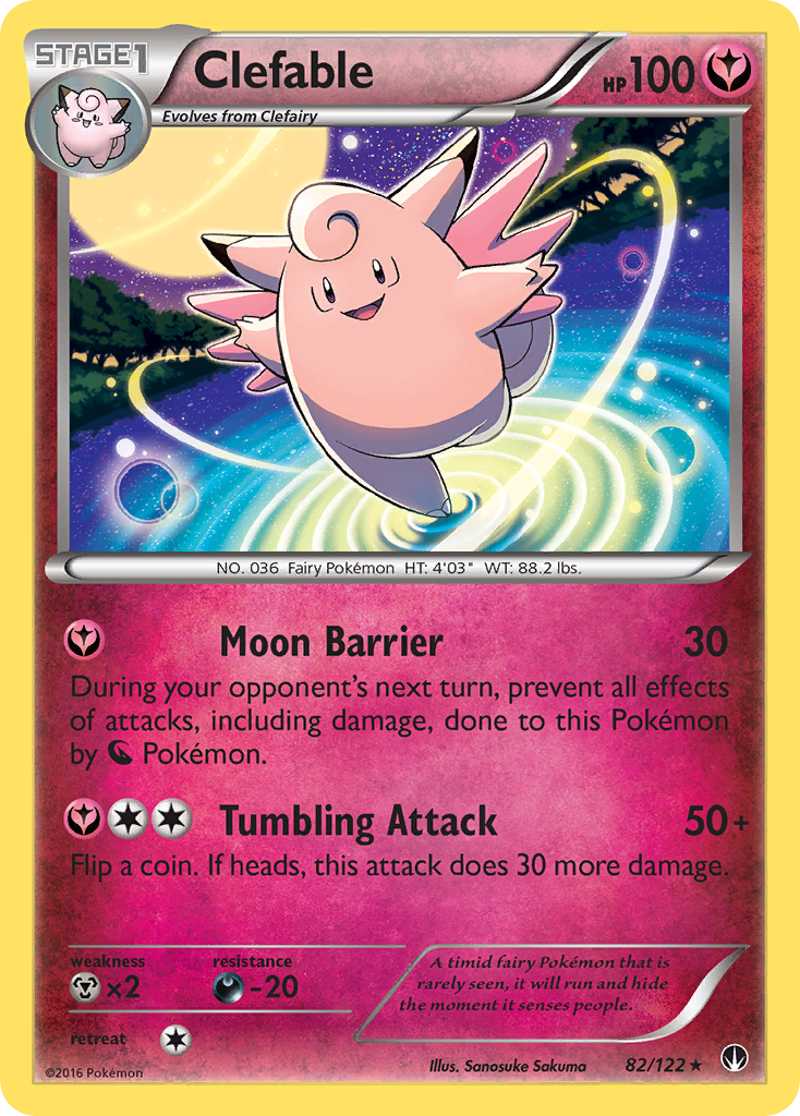 Clefable (82/122) [XY: BREAKpoint] | Black Swamp Games