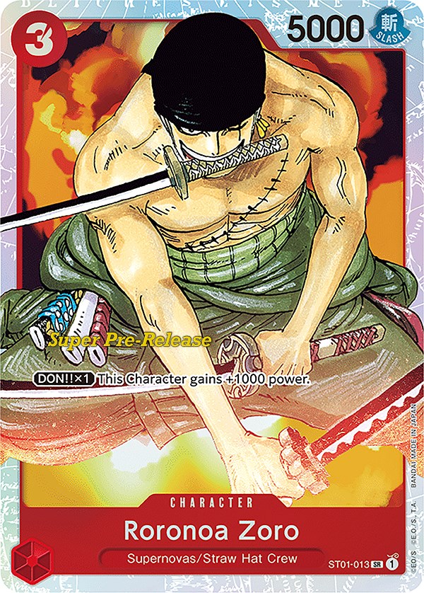 Roronoa Zoro [Super Pre-Release Starter Deck: Straw Hat Crew] | Black Swamp Games