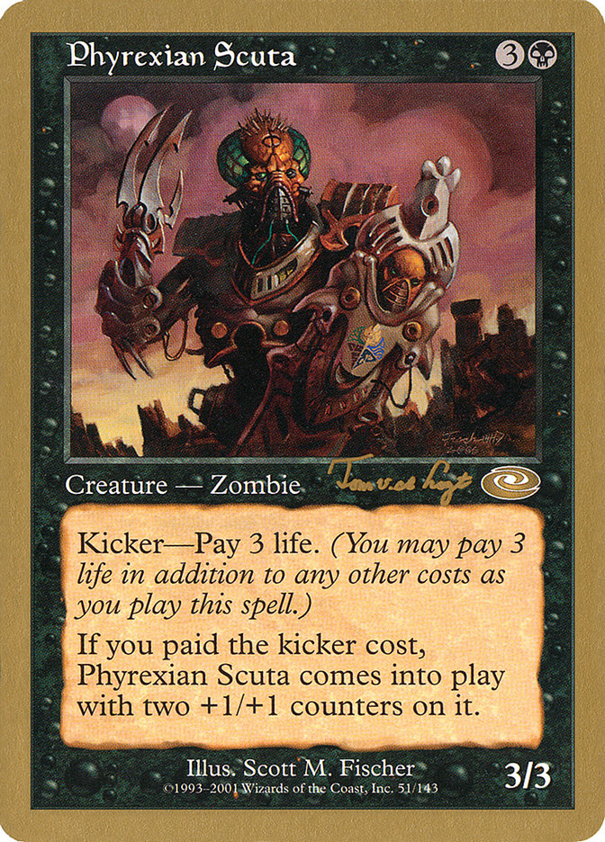 Phyrexian Scuta (Tom van de Logt) [World Championship Decks 2001] | Black Swamp Games