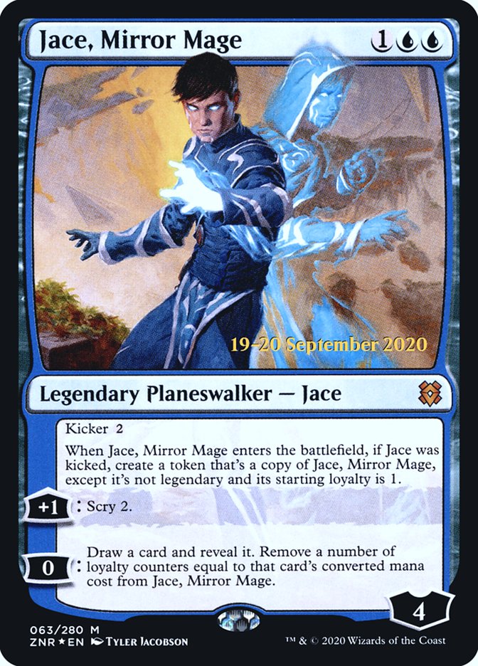 Jace, Mirror Mage  [Zendikar Rising Prerelease Promos] | Black Swamp Games