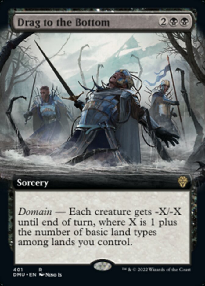 Drag to the Bottom (Extended Art) [Dominaria United] | Black Swamp Games