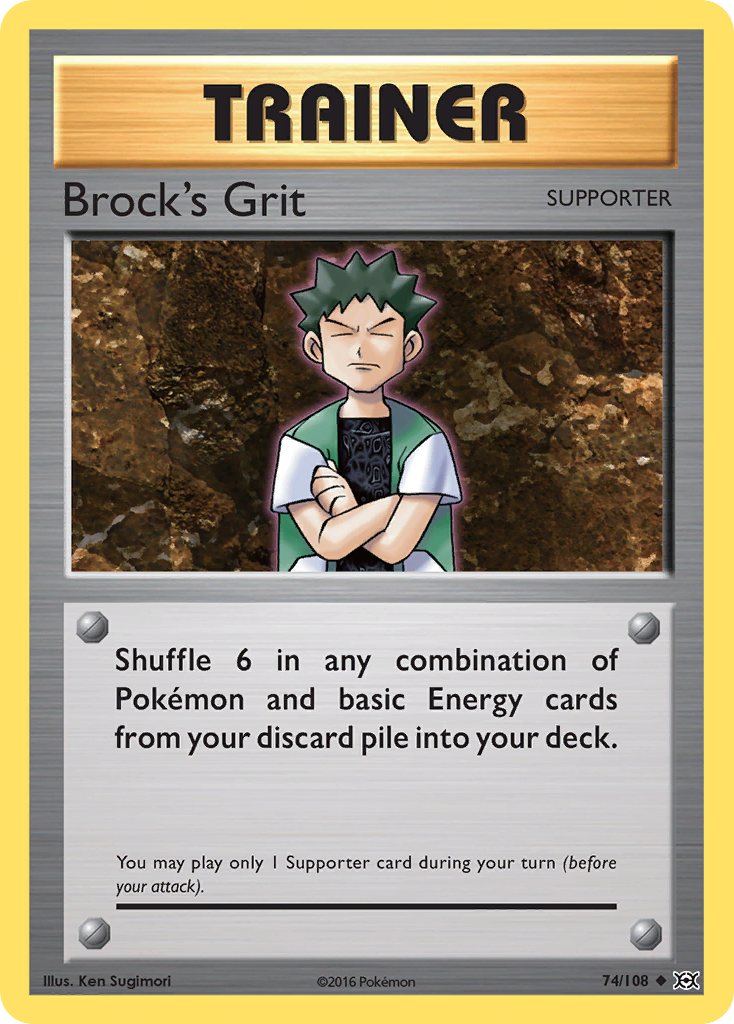 Brock's Grit (74/108) [XY: Evolutions] | Black Swamp Games