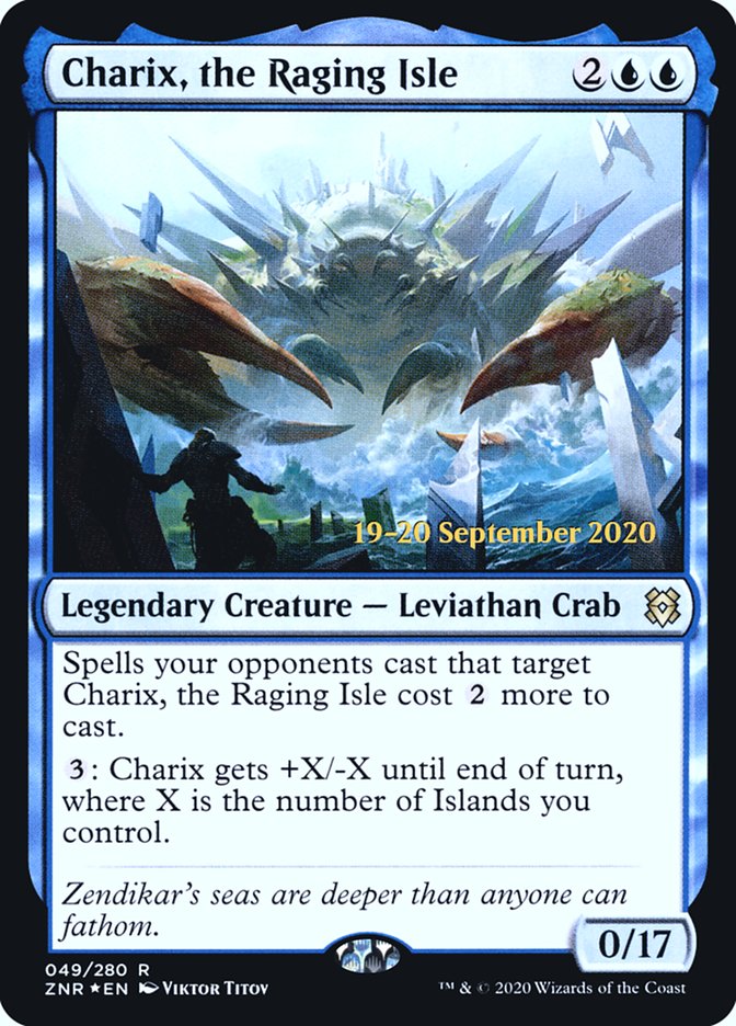 Charix, the Raging Isle  [Zendikar Rising Prerelease Promos] | Black Swamp Games