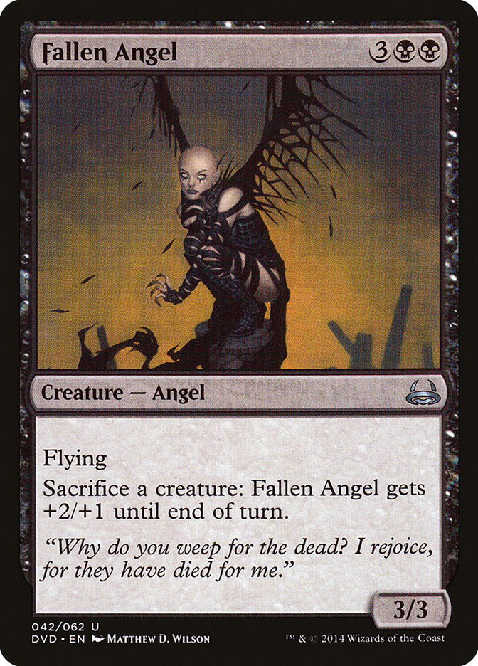 Fallen Angel (Divine vs. Demonic) [Duel Decks Anthology] | Black Swamp Games