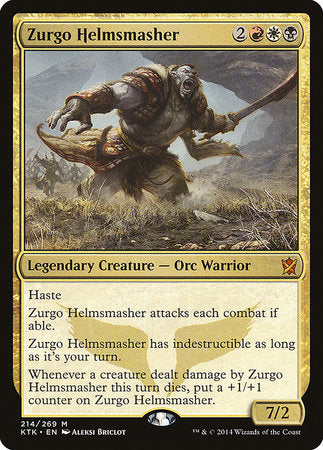 Zurgo Helmsmasher [Khans of Tarkir] | Black Swamp Games