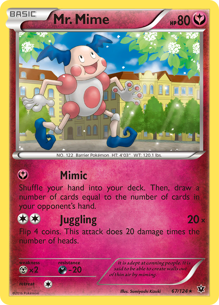 Mr. Mime (67/124) [XY: Fates Collide] | Black Swamp Games