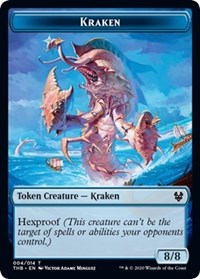 Kraken // Satyr Double-sided Token [Theros Beyond Death Tokens] | Black Swamp Games
