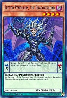 Lector Pendulum, the Dracoverlord [MP17-EN014] Ultra Rare | Black Swamp Games