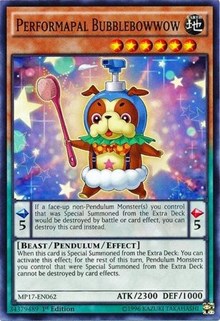 Performapal Bubblebowwow [MP17-EN062] Common | Black Swamp Games