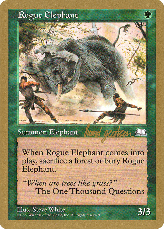 Rogue Elephant (Svend Geertsen) [World Championship Decks 1997] | Black Swamp Games