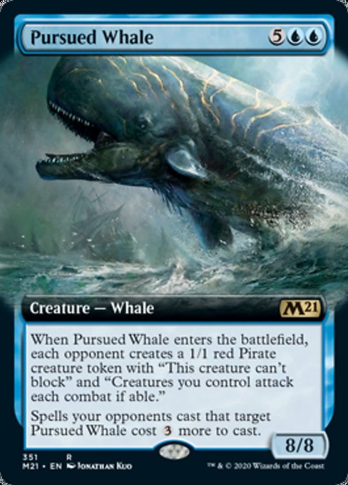 Pursued Whale (Extended Art) [Core Set 2021] | Black Swamp Games