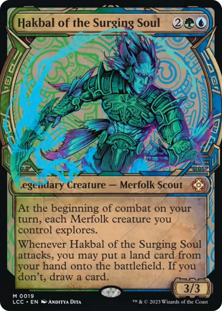 Hakbal of the Surging Soul (Showcase) [The Lost Caverns of Ixalan Commander] | Black Swamp Games