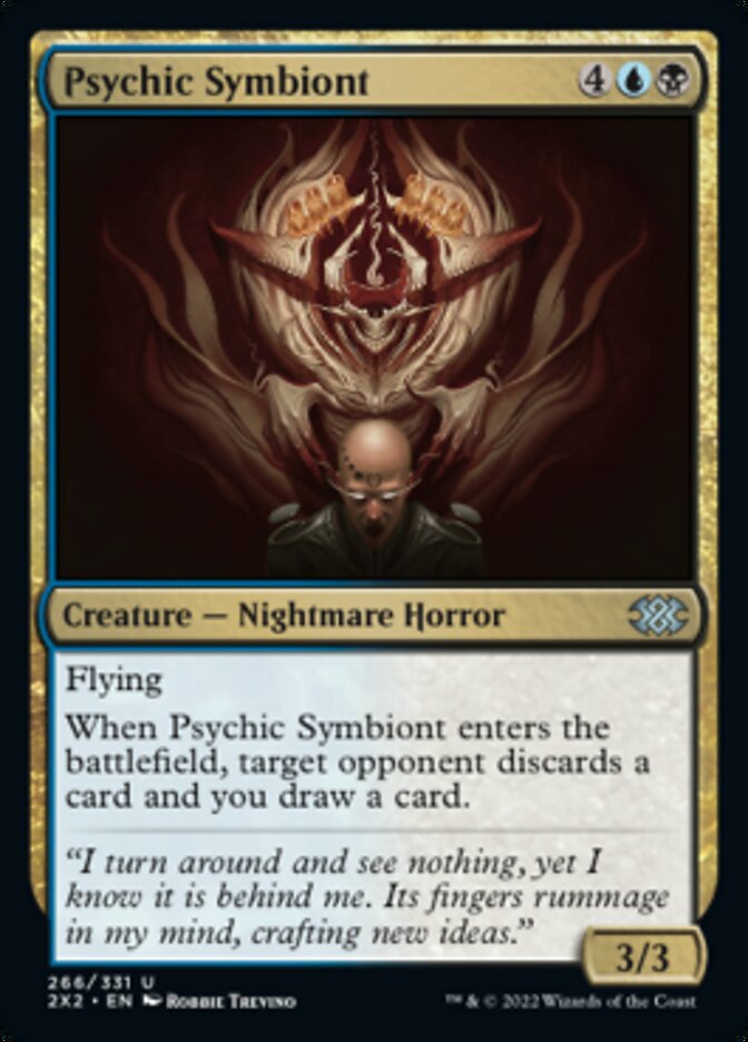 Psychic Symbiont [Double Masters 2022] | Black Swamp Games