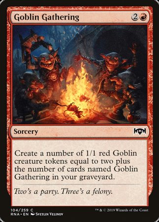 Goblin Gathering [Ravnica Allegiance] | Black Swamp Games