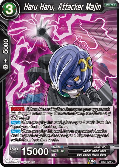 Haru Haru, Attacker Majin (Reprint) (BT3-120) [Battle Evolution Booster] | Black Swamp Games