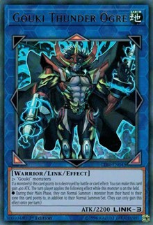 yugioh gouki cards YuGiOh Dark Neostorm Common Gouki The Blade Ogre DANE-EN043