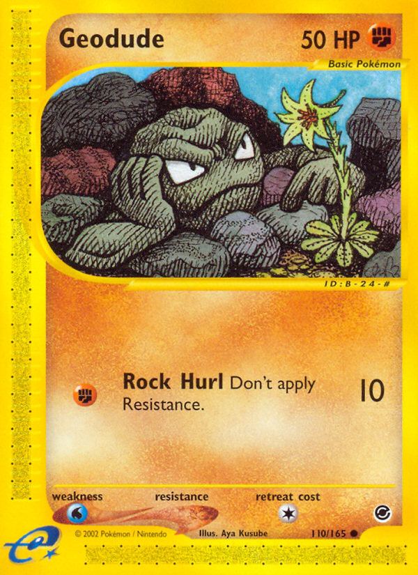 Geodude (110/165) [Expedition: Base Set] | Black Swamp Games