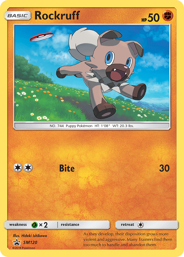 Rockruff (SM120) [Sun & Moon: Black Star Promos] | Black Swamp Games