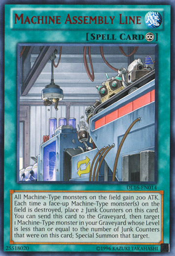 Machine Assembly Line (Red) [DL16-EN014] Rare | Black Swamp Games