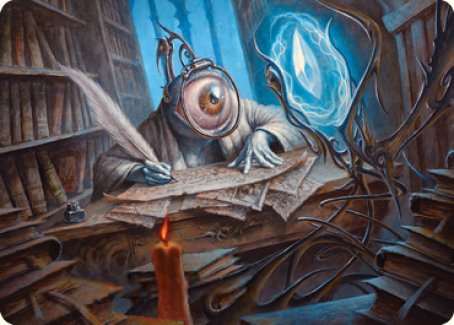 Unblinking Observer Art Card [Innistrad: Midnight Hunt Art Series] | Black Swamp Games