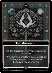 The Monarch // Treasure Double-Sided Token [The Lord of the Rings: Tales of Middle-Earth Commander Tokens] | Black Swamp Games