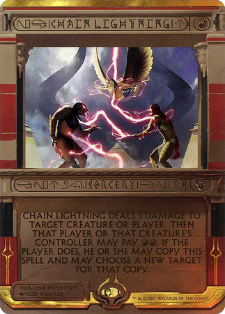 Chain Lightning [Amonkhet Invocations] | Black Swamp Games